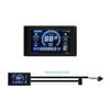 Vogely Electric Bike Display 24V-72V Waterproof LCD Display S966 Electric Bike Controller Panel Dashboard,SM Connector Easy Install Easy to Use, black view 2