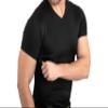 CCW Tactical Concealed Carry Holster Shirt | Quick Access Open Pocket with Large Storage | All Season Moisture Wicking Compression Shirt | Mens V-Neck, Black 3XL view 3