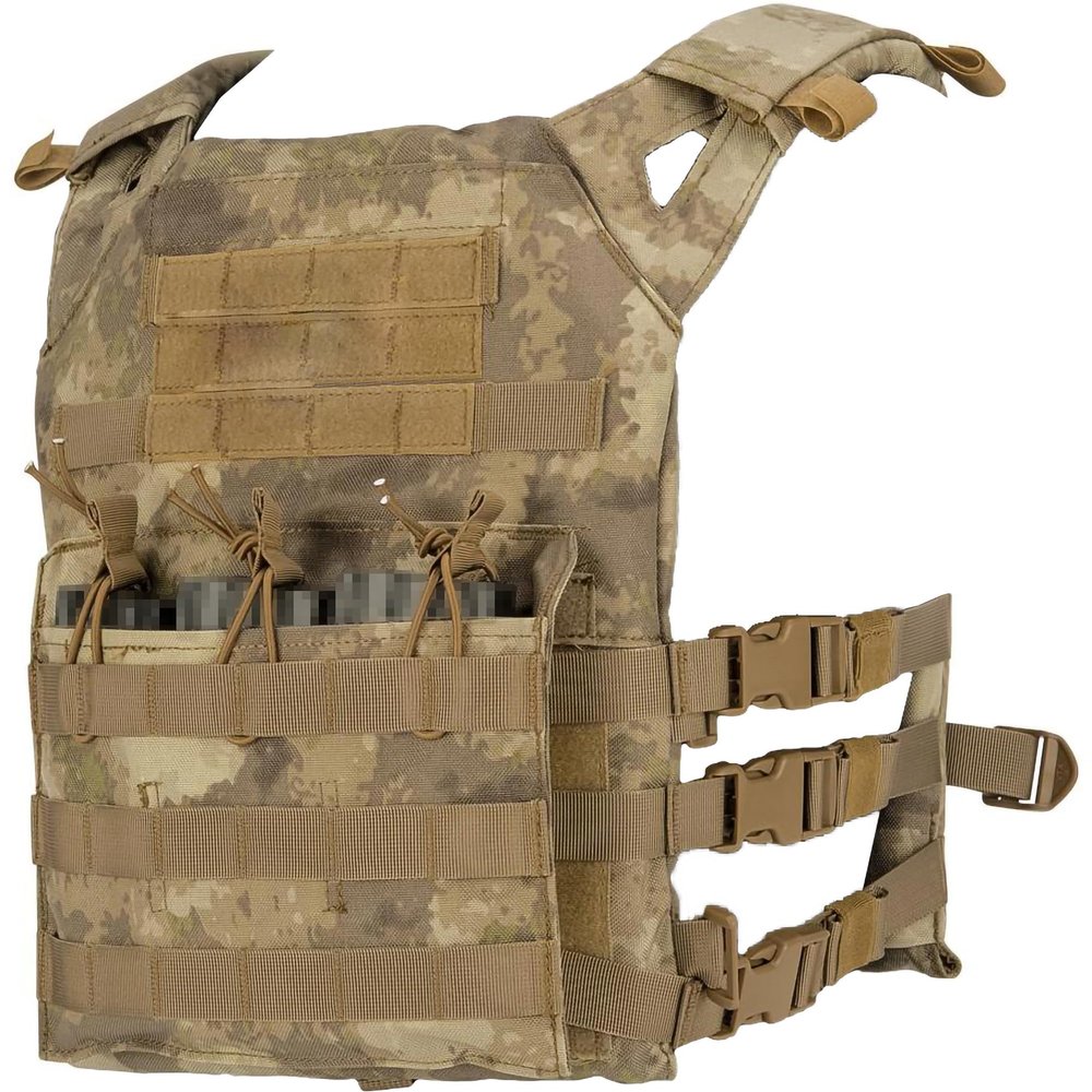 Evike Airsoft - Matrix Level-1 Tactical Vest with Integrated Mag Pouches (Color: Arid)
