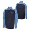 Outerstuff NFL Men's Tennessee Titans Performance 1/4 Zip Pullover Fleece Top, O-Line Size M view 3