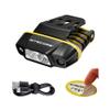 Nitecore NU11 Clip-On Cap Light and Headlamp, 150 Lumen Bright, USB-C Rechargeable, 90 Degree Adjustable for Fishing Camping and Work with Hands-Free Motion Sensor, White and Red LEDs and Sticker view 1