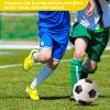 Patelai 4 Pcs Soccer Lace Band Cleat Cover Youth Adult, Kids, Yellow view 4