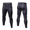 MESSIYO Mens Tight Fitness Running Stretch Basketball Base Training Compression Pants Fitness Pants Mens Baseball (Black, S) view 2