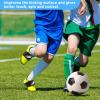 Patelai 4 Pcs Soccer Lace Band Cleat Cover Youth Adult, Kids, Blue, Black view 4