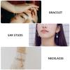 Cabilock Jewelry Display for Selling Perfume Makeup Tray Ring Holder Mirror Surface Trinket Storage Plate Decorative Ring Dish view 3