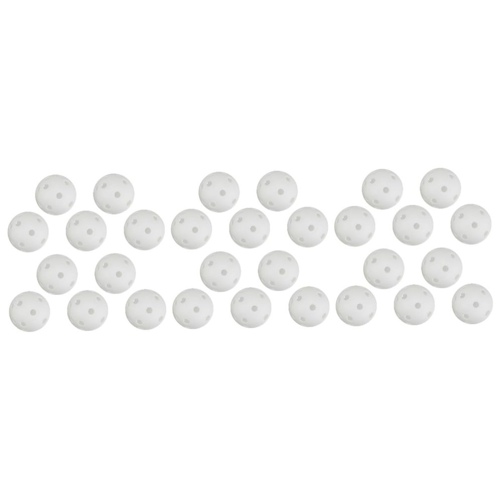 INOOMP 60pcs Air Flow Hollow Golf Training Balls for Practice Lightweight Design for Swing Training Simulates True Ball Flight for Daily Practice