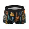Colorful Guitars Funny Mens Boxer Briefs Soft Underwear Printed Underpants Trunks Shorts view 3