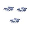 INOOMP Sets Royal Blue Golf Tees Mm Castle Tees Strong Abs Plastic Construction Pcs view 1