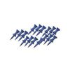 INOOMP Sets Royal Blue Golf Tees Mm Castle Tees Strong Abs Plastic Construction Pcs view 2