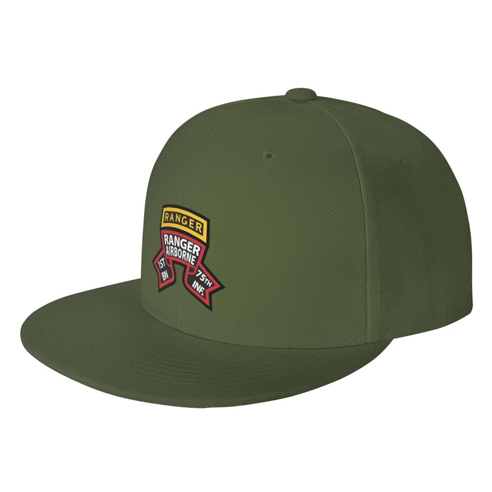 1st-Battalion-75th-Rgt-Ranger-Airborne Unisex Classic Baseball Cap Trucker Cap Sport Hat Party Cap Moss Green