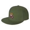 1st-Battalion-75th-Rgt-Ranger-Airborne Unisex Classic Baseball Cap Trucker Cap Sport Hat Party Cap Moss Green view 1