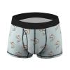 Cute Salmon Fish Funny Mens Boxer Briefs Soft Underwear Printed Underpants Trunks Shorts view 2