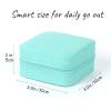 MFXIP Travel Jewelry Case Small Jewelry Box Jewelry Organizer Storage Case Portable PU Leather Mini Jewelry Travel Case for Girls Womens Earring, Necklace, Rings,Bracelets view 3