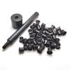 1 Tools with 100pcs #8-9-8.4mm (.294 Length Under Flange x 1/4" Outside Diameter) Brass Black Eyelets Rivets for 0.08" Kydex Holster