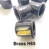 1 Tools with 100pcs #8-9-8.4mm (.294 Length Under Flange x 1/4" Outside Diameter) Brass Black Eyelets Rivets for 0.08" Kydex Holster view 2