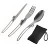 YIZMO Portable cookware 1-2 Person Camping Pot Scratch and high Temperature Resistant 5-Piece Set of Outdoor cookware Camping Portable cookware view 3