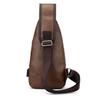 Sling Crossbody Bag for Men and Women. Hiking Daypack Multipurpose Cross body chest bag. (Brown) view 3