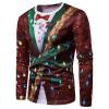 Men's Funny Christmas Graphic Long Sleeve T Shirts Ugly Sweatshirts Personalized Unisex Graphic Tees Couple Shirts view 3