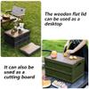 2 PCS Collapsible Storage Bins Box with Lids and Handle, 30L 8Gal Portable Storage Crate Containers Totes, Instacrate Stackable Foldable Camping Basket Supplies for Fishing Car RV, Office (Black) view 4