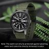 BOSHIYA Men's Military Tactical Field Watches Outdoor Sports/Work Watch Waterproof Analogue Quartz Watches Minimalist Lightweight Nylon Watch - Imported Japanese Movement/40mm Waterproof/Date Display view 2