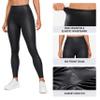 CRZ YOGA No Front Seam Faux Leather Leggings 28" - Butterluxe Matte High Waist Stretch Tights Womens Pleather Pants Faux Leather Black X-Small view 4