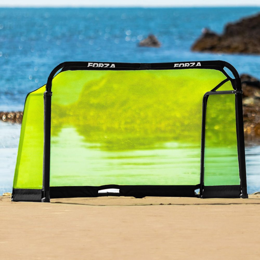FORZA Replacement Beach POD Goal Nets [3X Sizes, 9X Colours] | Replacement Soccer Nets (5ft x 3ft, Yellow)