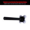 YANBI Wing Chun Dummy Wall-Mount Wing Chun Martial Art Equipment, Wing Chun Dummy Wooden Man Pile, Adjustable Kung Fu Dummy Spring Arms, Portable 35 cm Long Black (Color : Style1) view 3