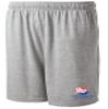 J2 Sport Shippensburg University Shorts with Pocket, NCAA Cotton Collegiate Jersey Short, Grey view 1