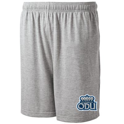 J2 Sport Old Dominion University Shorts with Pocket, NCAA Cotton Collegiate Jersey Short, Grey