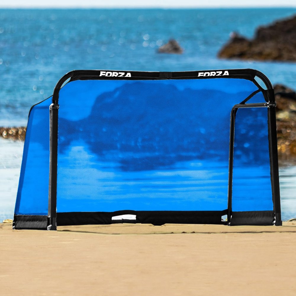 FORZA Replacement Beach POD Goal Nets [3X Sizes, 9X Colours] | Replacement Soccer Nets (5ft x 3ft, Sky Blue)