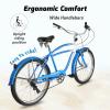 Tracer NAPA Hi-Ten Steel Frame City Bike Classic Cruiser Bicycle for Adults, 7 Speed Urban Bike for Men (MBL) view 3