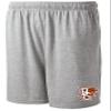 J2 Sport Bowling Green State University Shorts with Pocket, NCAA Cotton Collegiate Jersey Short, Grey view 1