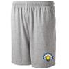 J2 Sport Morehead State University Shorts with Pocket, NCAA Cotton Collegiate Jersey Short, Grey view 1