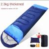 Sleeping Bags for Adults Backpacking Lightweight Waterproof- Cold Weather Sleeping Bag for Girls Boys Mens for Warm Camping Hiking Outdoor Travel Hunting with Compression Bags Navyblue2.3kg view 2