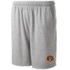 J2 Sport Charleston University Shorts with Pocket, NCAA Cotton Collegiate Jersey Short, Grey view 1