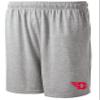 J2 Sport Dayton University Shorts with Pocket, NCAA Cotton Collegiate Jersey Short, Grey view 1