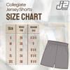 J2 Sport Dayton University Shorts with Pocket, NCAA Cotton Collegiate Jersey Short, Grey view 2