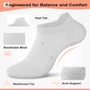 Aoliks Pilates Socks with Grips for Women, Grip Non Slip Socks for Yoga Ballet Barefoot Workout Athletic view 3