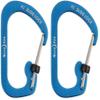 Nite Ize CSLA2-03-R6 SlideLock Carabiner, Size #2, Blue (Pack of 2) view 1