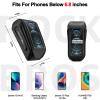 ROCKBROS Bike Bag Phone Mount Bag Bicycle Accessories Pouch, EVA Waterproof Bike Phone Holder Top Tube Front Frame Bag Handlebar Bags Compatible Phones Under 6.8 view 4