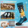 Hylaea Kids Knee-High Merino Wool Thermal Socks for Ski & Snowboard Skating view 2