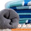 Hylaea Merino Wool Ski Socks Kids, Knee-high Warm Thermal Snowboard Skating Socks for Toddler Boys and Girls Grey Blue XX-Small view 3
