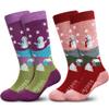 Hylaea Kids Knee-High Merino Wool Thermal Socks for Ski & Snowboard Skating view 1