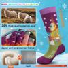 Hylaea Kids Knee-High Merino Wool Thermal Socks for Ski & Snowboard Skating view 2