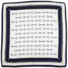 AWST Int'l Satin Snaffle Bit Scarf- Navy- 28" x 28" view 1