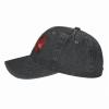 Combined Mexico and USA Flag Baseball Cap, Funny Adjustable Washed Cotton Trucker Hats, Dad Hat for Men Father Daddy Papa view 3