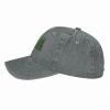 Sasquatch Bigfoot Trees Forest Baseball Cap, Funny Adjustable Washed Cotton Trucker Hats, Dad Hat for Men Father Daddy Papa Gray view 3