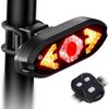 Bike Tail Light with Directional Light Wireless Remote Control Waterproof Bicycle Rear Light view 1