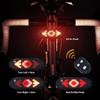 Bike Tail Light with Directional Light Wireless Remote Control Waterproof Bicycle Rear Light view 3