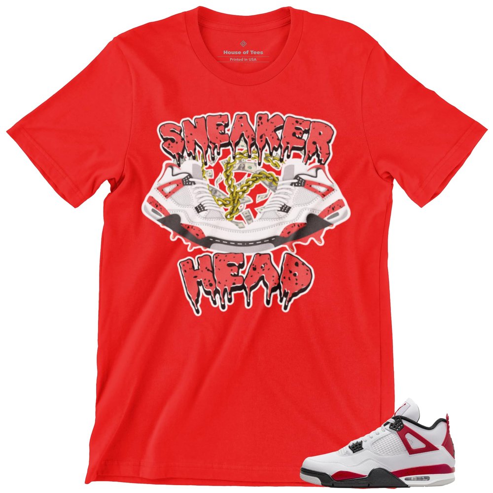 Shirt to Match 4 Red Cement Men's Graphic Urban Tee
